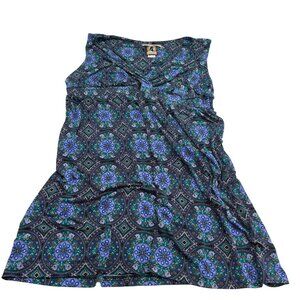 Lee Lee's Valise Women's Dress‎ size P 1 Petite 1X Multicolor Mandala Pattern